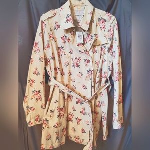 Torrid size 3 twill trench coat